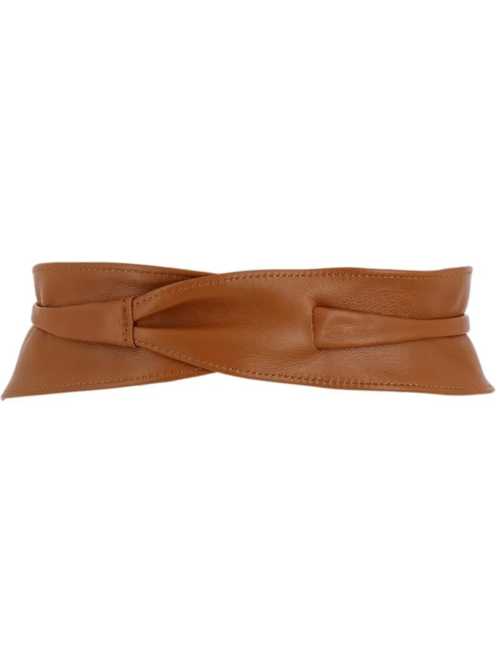 Stylish Italian Leather Obi Belt for Women - Chic Fashion Accessory, Versatile